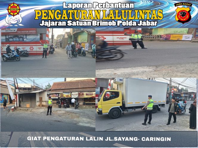 
					Gatur Lalin, Wujud Nyata Brimob Jabar Hadir di Tengah Masyarakat