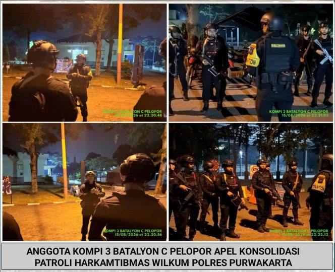 
					Patroli Harkamtibmas Brimob Jabar, Jaga Situasi Purwakarta Tetap Kondusif