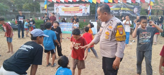 
					Semarak HUT ke-81 RI, Bhabinkamtibmas Hadir di Tengah Keceriaan Warga Lengkong Kulon