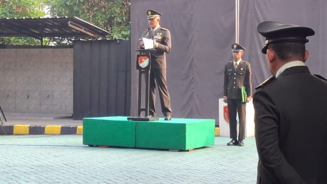 
					Indonesia Berdaulat, Adil, dan Makmur: Kasipers Kasrem 052/Wkr Pimpin Upacara HUT ke-81 Kemerdekaan RI