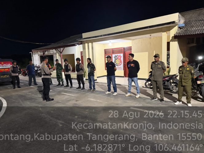 
					Sinergitas TNI-POLRI, Koramil 08/Kronjo Gelar Patroli Bersama Polsek Antisipasi Daerah Rawan Begal