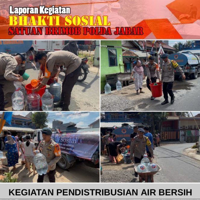 
					Brimob Jabar Peduli : Bantu Warga Tasikmalaya Dapatkan Air Bersih