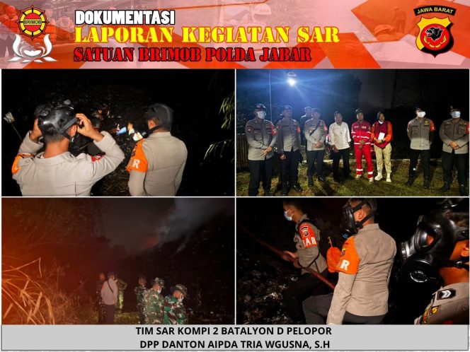 
					Tim SAR Brimob Jabar Sigap Padamkan Karhutla di Tasikmalaya