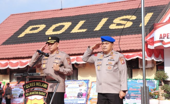 
					Kapolres Melawi AKBP Askhabul Kahfi, S.I.K. Pimpin Apel Perdana Bersama Personel Polres Melawi