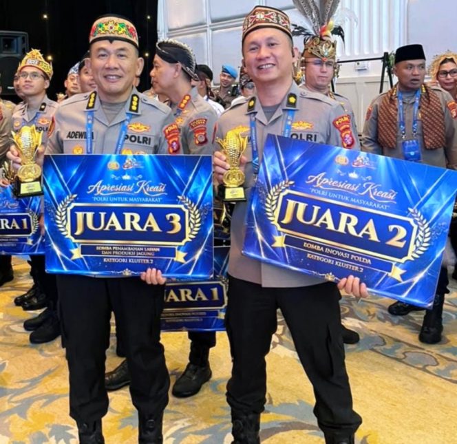 
					Polda Kalteng Raih Dua Penghargaan di Malam Apresiasi Kreasi Polri