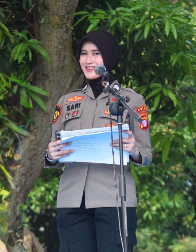 
					Personel Polda Kalteng Briptu Sari Julianti Jadi Pembawa Acara HUT ke-81 RI, Wakili Polwan Indonesia