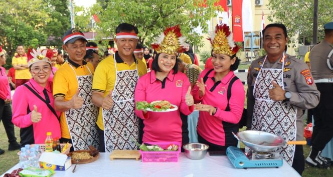 
					Polda Kalteng,; Lomba Tarik Tambang, Tangkap Bebek hingga Memasak Semarakkan HUT RI ke-81