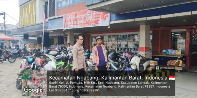 
					Patroli Humanis Polsek Ngabang: Polisi Sapa Juru Parkir, Ajak Bersama Cegah Curanmor