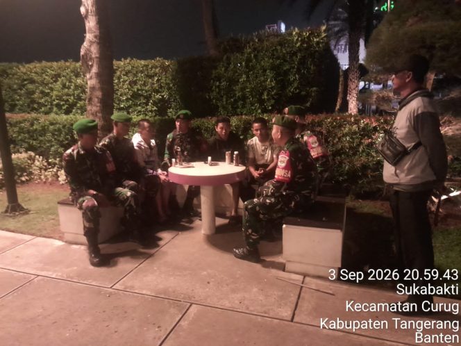 
					Koramil 02/Curug Gelar Patroli Malam, Cegah Balap Liar dan Tawuran Remaja